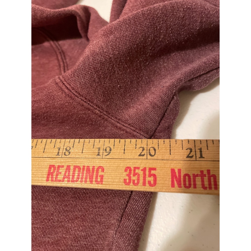 The North Face Womens Half Dome Logo Hoodie Burgundy Maroon Size M Pullover - Picture 4 of 8
